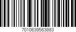 Código de barras (EAN, GTIN, SKU, ISBN): '7010639563893'