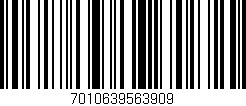 Código de barras (EAN, GTIN, SKU, ISBN): '7010639563909'