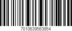 Código de barras (EAN, GTIN, SKU, ISBN): '7010639563954'
