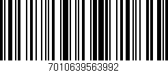Código de barras (EAN, GTIN, SKU, ISBN): '7010639563992'