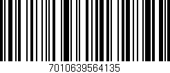 Código de barras (EAN, GTIN, SKU, ISBN): '7010639564135'