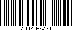 Código de barras (EAN, GTIN, SKU, ISBN): '7010639564159'