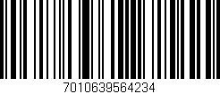 Código de barras (EAN, GTIN, SKU, ISBN): '7010639564234'