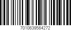 Código de barras (EAN, GTIN, SKU, ISBN): '7010639564272'