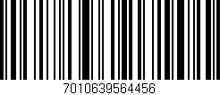 Código de barras (EAN, GTIN, SKU, ISBN): '7010639564456'