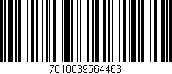 Código de barras (EAN, GTIN, SKU, ISBN): '7010639564463'