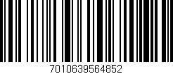 Código de barras (EAN, GTIN, SKU, ISBN): '7010639564852'