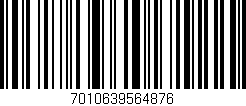 Código de barras (EAN, GTIN, SKU, ISBN): '7010639564876'