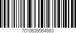 Código de barras (EAN, GTIN, SKU, ISBN): '7010639564883'