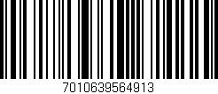 Código de barras (EAN, GTIN, SKU, ISBN): '7010639564913'