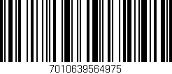 Código de barras (EAN, GTIN, SKU, ISBN): '7010639564975'