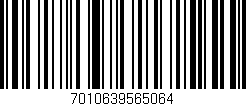 Código de barras (EAN, GTIN, SKU, ISBN): '7010639565064'
