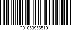 Código de barras (EAN, GTIN, SKU, ISBN): '7010639565101'