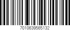 Código de barras (EAN, GTIN, SKU, ISBN): '7010639565132'