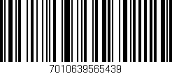 Código de barras (EAN, GTIN, SKU, ISBN): '7010639565439'