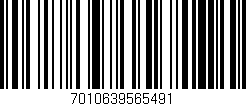 Código de barras (EAN, GTIN, SKU, ISBN): '7010639565491'