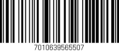 Código de barras (EAN, GTIN, SKU, ISBN): '7010639565507'