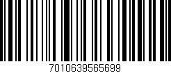 Código de barras (EAN, GTIN, SKU, ISBN): '7010639565699'