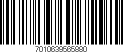 Código de barras (EAN, GTIN, SKU, ISBN): '7010639565880'