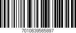 Código de barras (EAN, GTIN, SKU, ISBN): '7010639565897'
