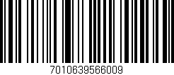 Código de barras (EAN, GTIN, SKU, ISBN): '7010639566009'