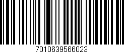Código de barras (EAN, GTIN, SKU, ISBN): '7010639566023'