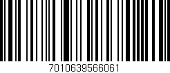 Código de barras (EAN, GTIN, SKU, ISBN): '7010639566061'