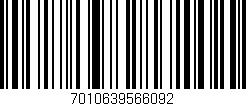 Código de barras (EAN, GTIN, SKU, ISBN): '7010639566092'