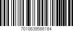 Código de barras (EAN, GTIN, SKU, ISBN): '7010639566184'