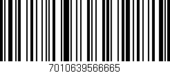 Código de barras (EAN, GTIN, SKU, ISBN): '7010639566665'