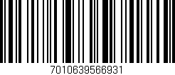 Código de barras (EAN, GTIN, SKU, ISBN): '7010639566931'