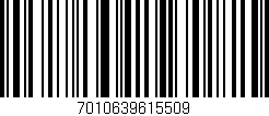Código de barras (EAN, GTIN, SKU, ISBN): '7010639615509'