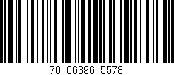Código de barras (EAN, GTIN, SKU, ISBN): '7010639615578'