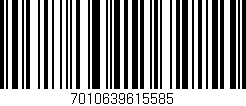Código de barras (EAN, GTIN, SKU, ISBN): '7010639615585'
