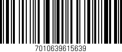 Código de barras (EAN, GTIN, SKU, ISBN): '7010639615639'