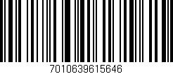 Código de barras (EAN, GTIN, SKU, ISBN): '7010639615646'