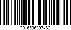Código de barras (EAN, GTIN, SKU, ISBN): '7016536097462'