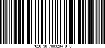 Código de barras (EAN, GTIN, SKU, ISBN): '7020138_7003284_0_U'