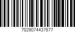 Código de barras (EAN, GTIN, SKU, ISBN): '7028074437877'