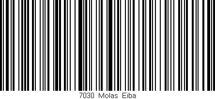 Código de barras (EAN, GTIN, SKU, ISBN): '7030_Molas_Eiba'