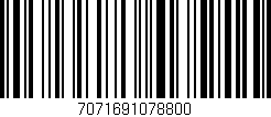 Código de barras (EAN, GTIN, SKU, ISBN): '7071691078800'