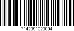 Código de barras (EAN, GTIN, SKU, ISBN): '7142391329094'