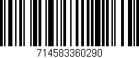 Código de barras (EAN, GTIN, SKU, ISBN): '714583360290'