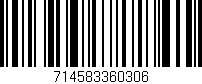 Código de barras (EAN, GTIN, SKU, ISBN): '714583360306'