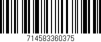 Código de barras (EAN, GTIN, SKU, ISBN): '714583360375'