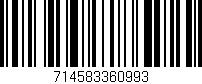 Código de barras (EAN, GTIN, SKU, ISBN): '714583360993'