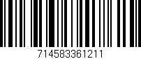 Código de barras (EAN, GTIN, SKU, ISBN): '714583361211'