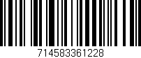 Código de barras (EAN, GTIN, SKU, ISBN): '714583361228'