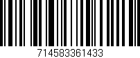 Código de barras (EAN, GTIN, SKU, ISBN): '714583361433'