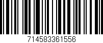 Código de barras (EAN, GTIN, SKU, ISBN): '714583361556'